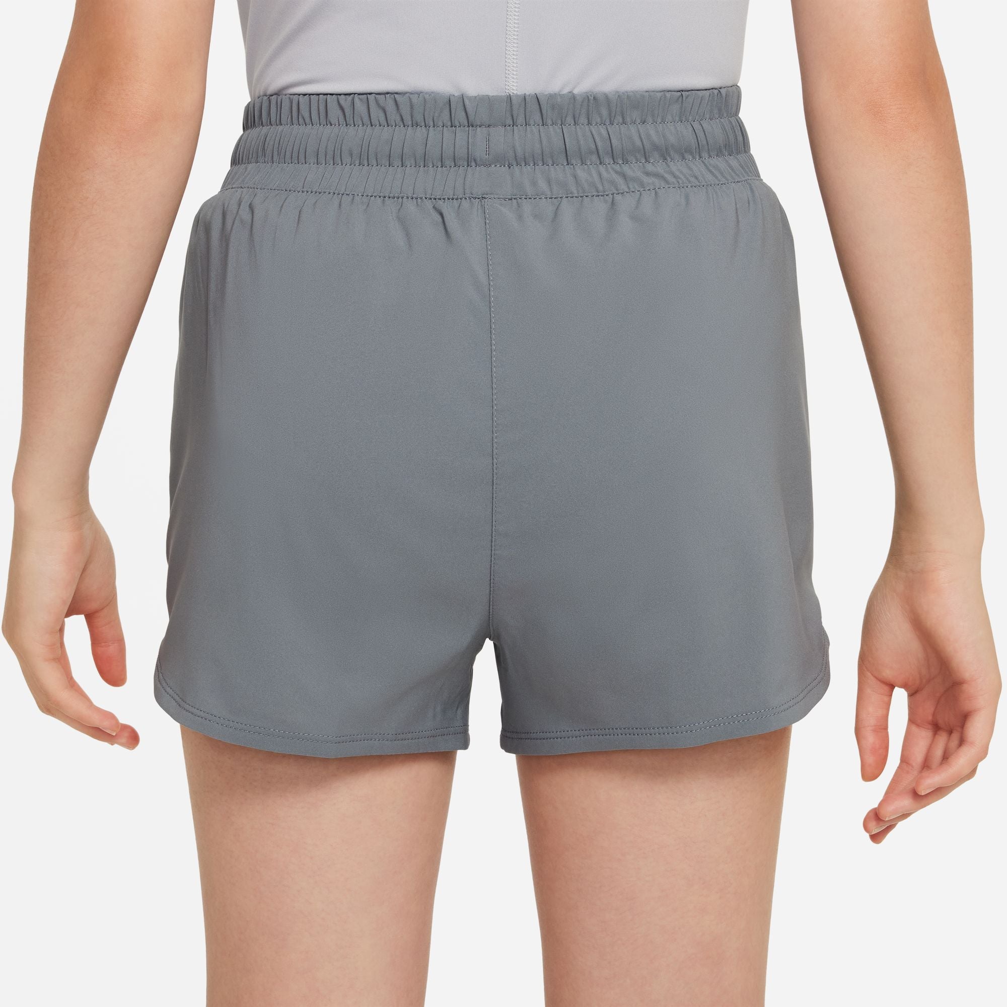 Nike Girls' Dri-FIT High Waisted Woven Shorts - Moisture-Wicking Athletic Shorts for Running, Yoga & Gym Workouts