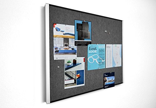 Iceberg iDesign Series Beveled Edge Felt Bulletin Board - 24
