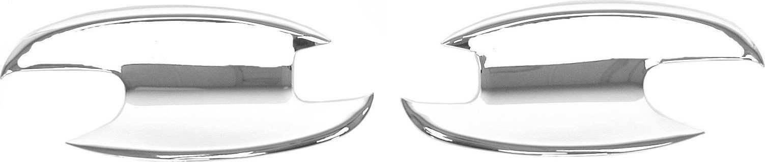 URO Parts CDH230 Chrome Door Handle Cups - Premium Car Door Handle Protectors for Enhanced Style & Protection | Perfect for Trucks, SUVs, and Luxury Vehicles