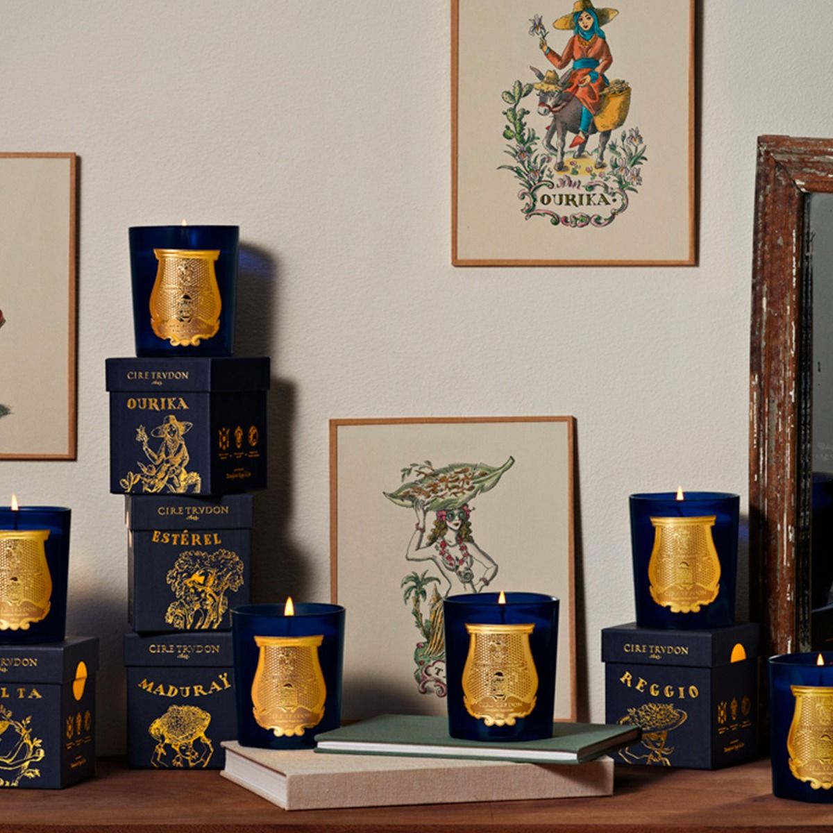Cire Trudon Salta Scented Candle - Luxury Home Fragrance for Relaxation & Aromatherapy | Perfect for Living Room, Bedroom & Spa Decor