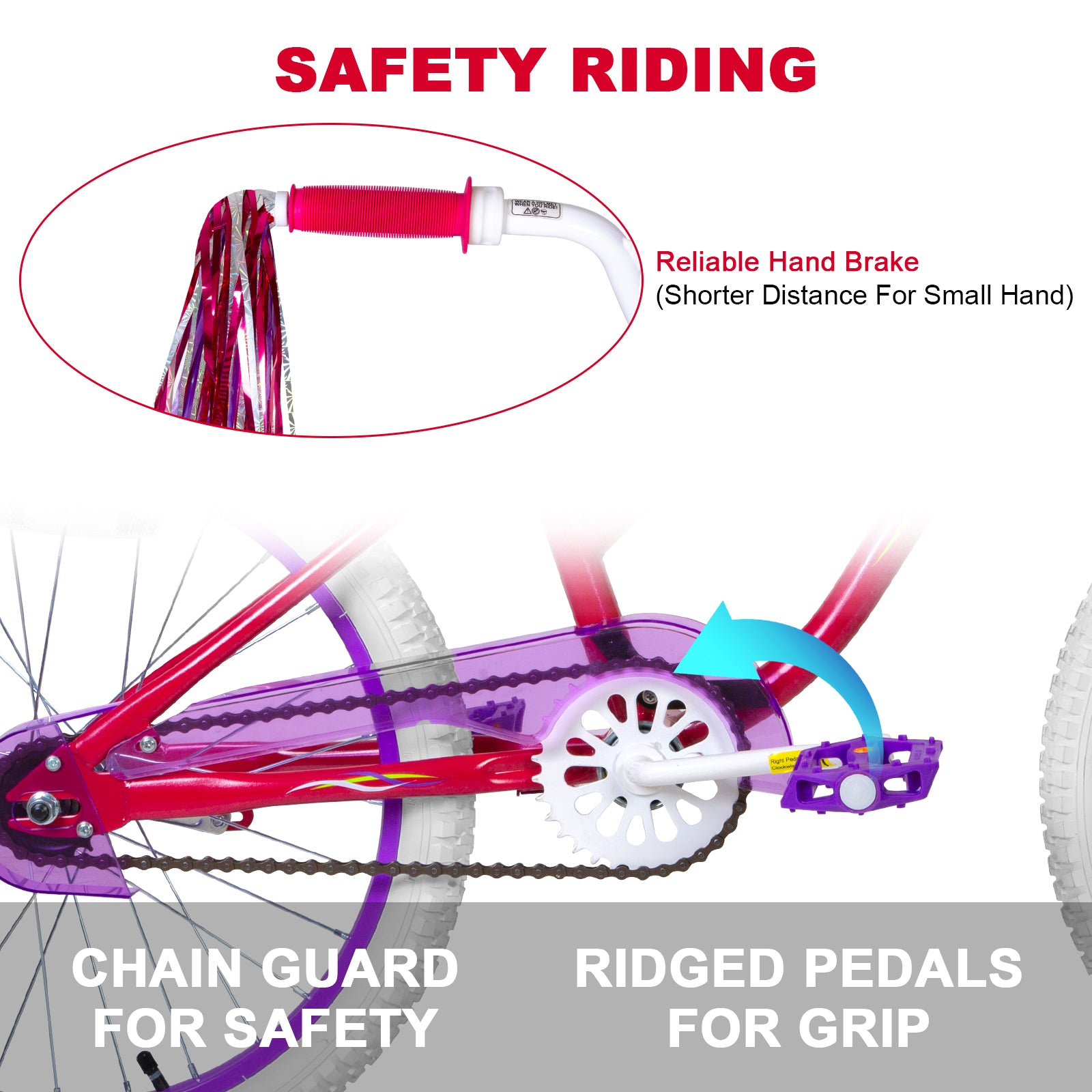 WEIZE 20 Inch Girls Bike for Kids 6-12 Years Old - Training Wheels, Streamers, Basket & Doll Seat - Coaster Brake - Multiple Colors - Perfect for Neighborhood Rides, Park Adventures & Birthday Gifts