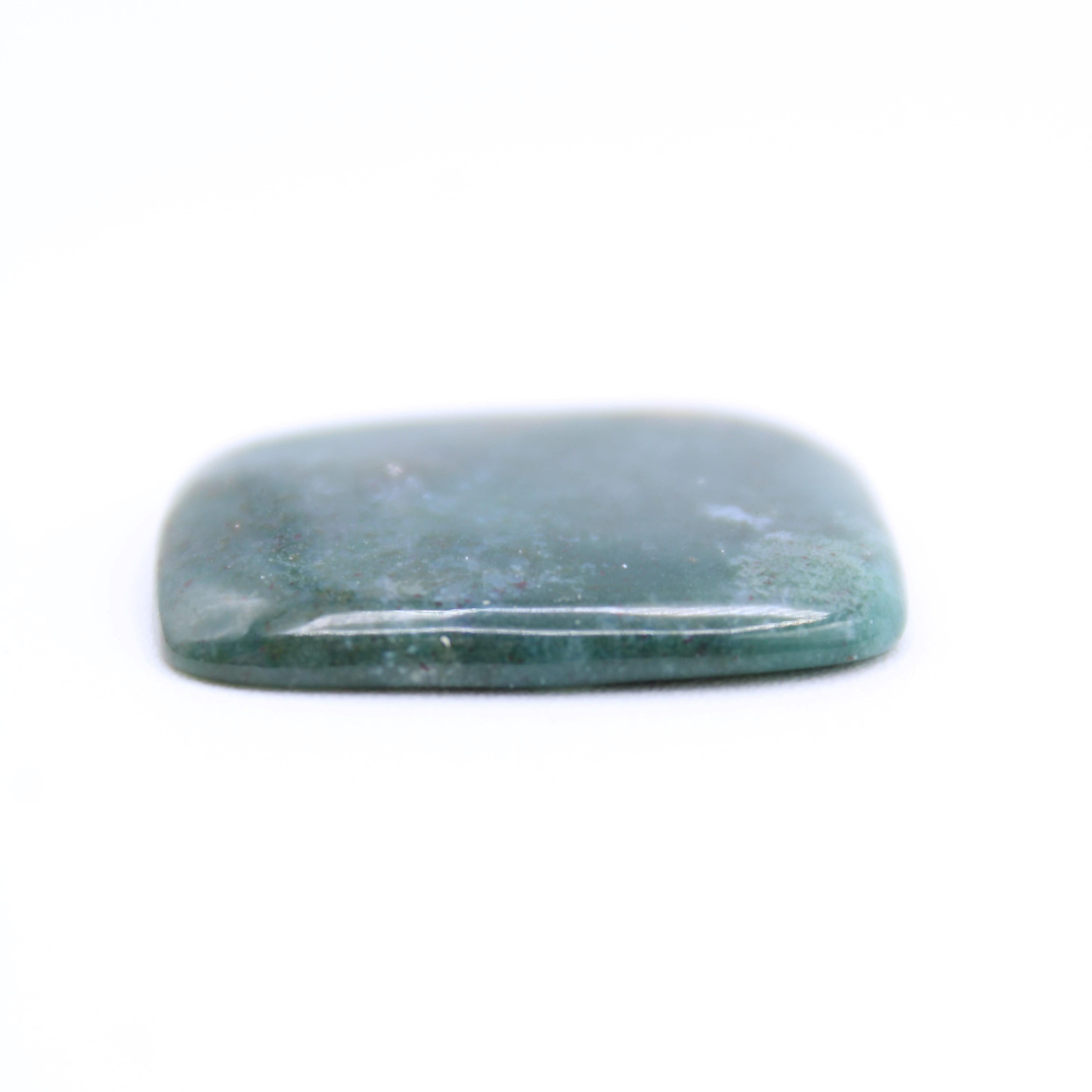 Natural Bloodstone Cabochon Gemstone for Jewelry Making - Healing Stone for Pendants, Rings & Bracelets - Perfect for Meditation, Energy Work & Spiritual Gifts