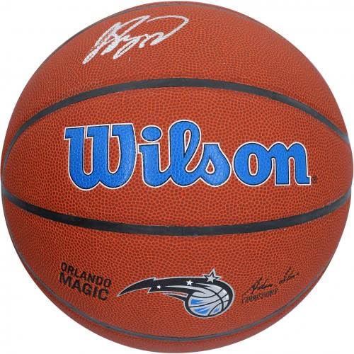 Jalen Suggs Orlando Magic Autographed Wilson NBA Basketball with Team Logo - Signed Collectible for Fans, Gift for Basketball Enthusiasts - Perfect for Display, Memorabilia Collection, and Sports Decor
