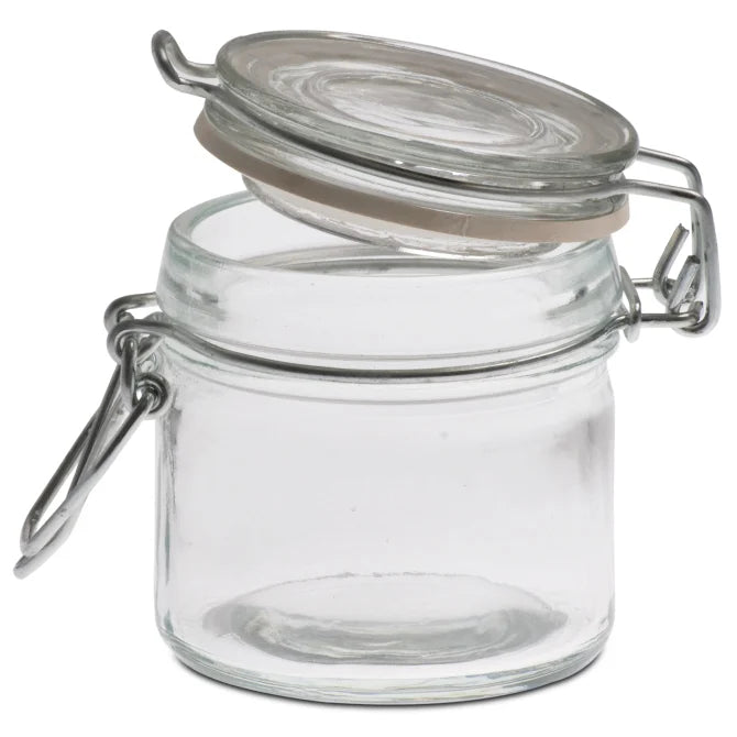 4oz Mason Glass Jar - Airtight Food Storage Container for Spices, Honey, Jam & DIY Crafts | Perfect for Kitchen, Pantry & Homemade Gifts