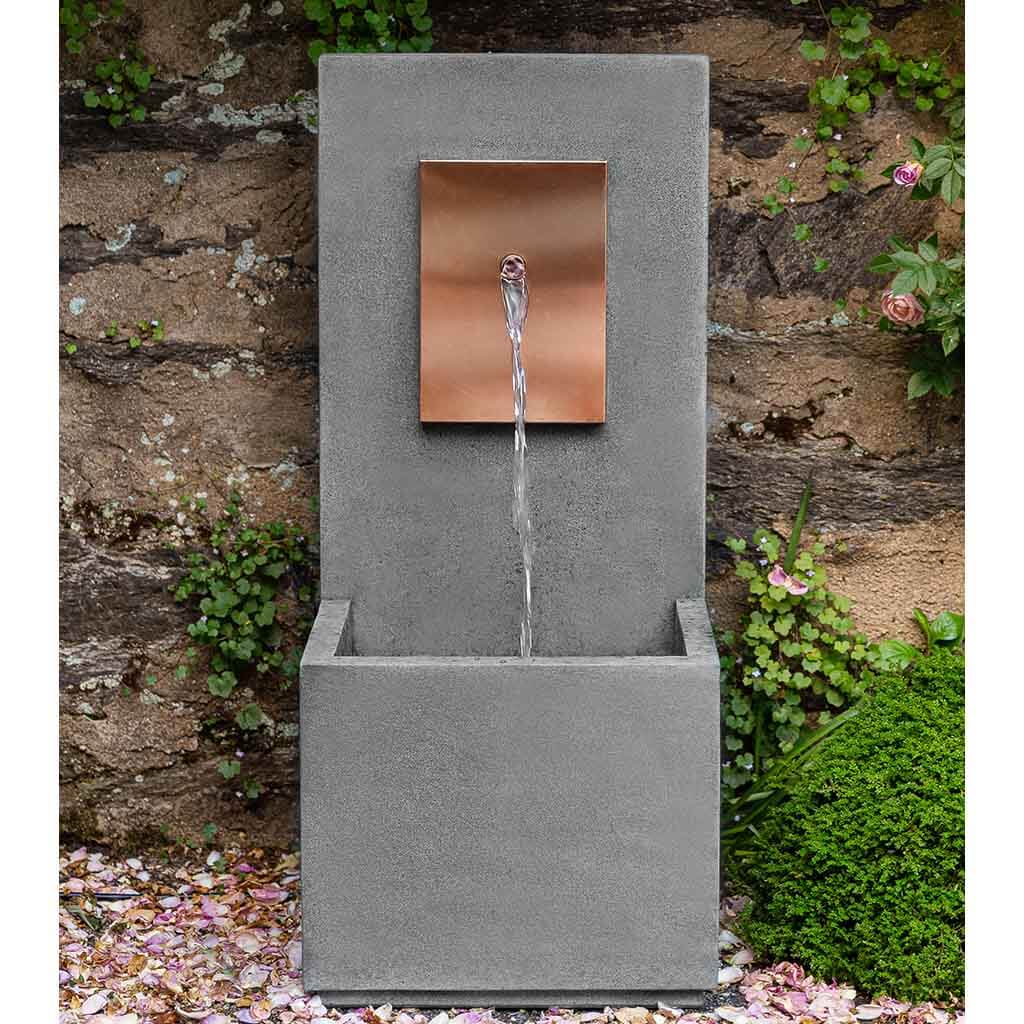Campania International MC4 Outdoor Garden Fountain with Antique Copper Finish - Perfect for Patio, Backyard, and Landscaping Decor