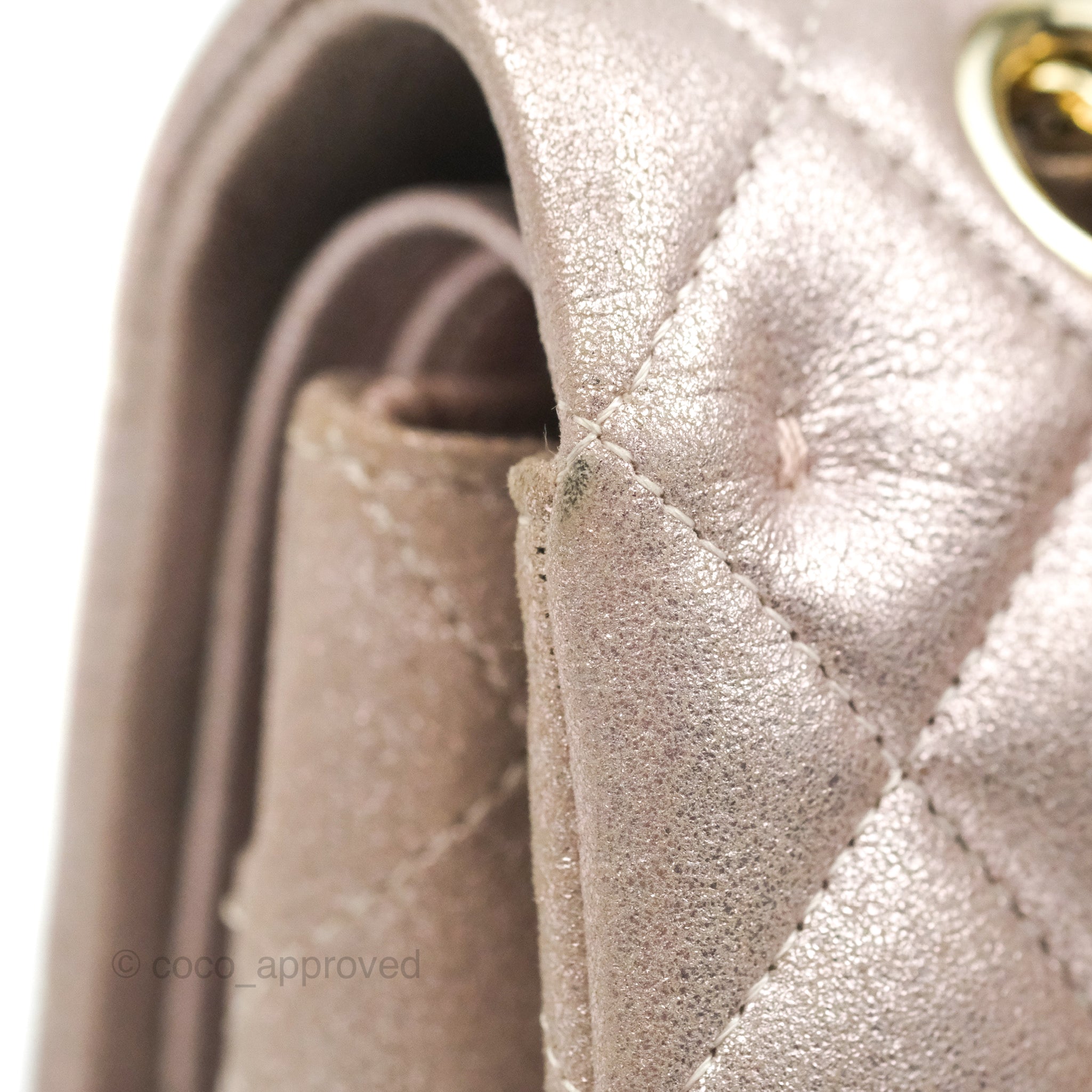 Chanel Classic M/L Medium Double Flap Bag in Rose Gold Pink Lambskin with Gold Hardware - Luxury Handbag for Women, Perfect for Parties, Weddings & Special Occasions