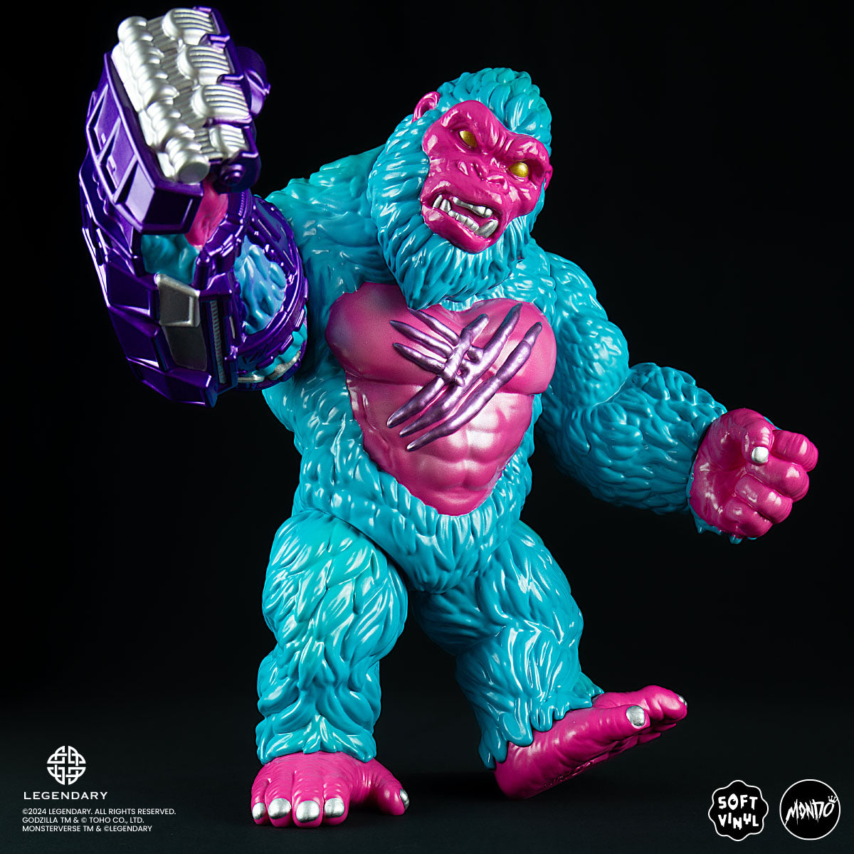 Godzilla x Kong: The New Empire Kong Soft Vinyl Figure - Hollow Earth Variant Collectible Toy for Movie Fans | Perfect for Display, Gifts, and Anime Collections
