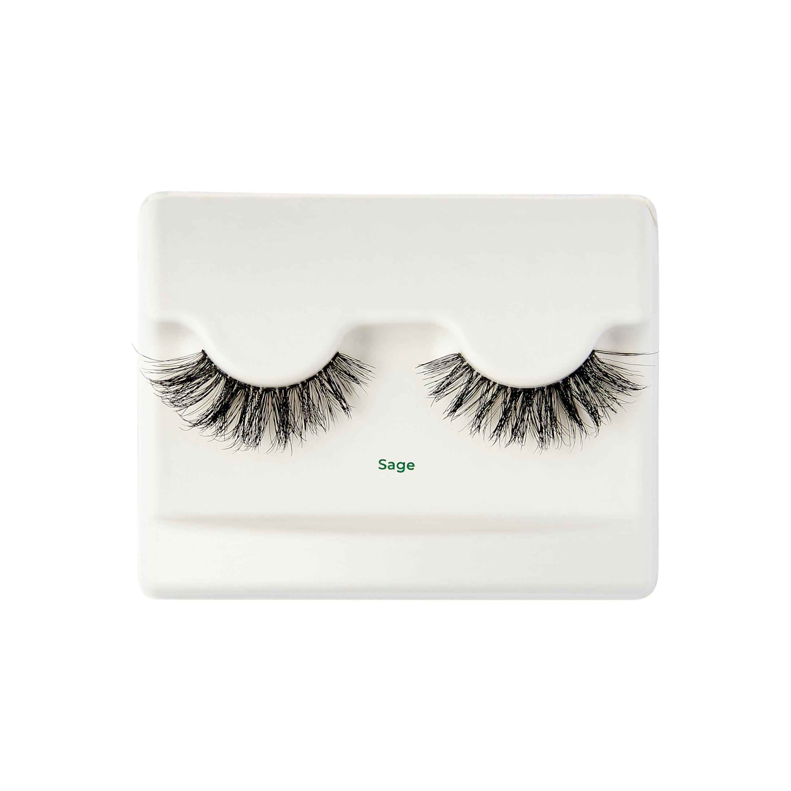KISS imPRESS False Eyelashes - Sassy Wispy Lash Clusters (12mm-14mm) | 12-Piece Pre-Bonded Falsies | Contact Lens Friendly & Reusable | Easy to Apply for Everyday Glam & Special Occasions