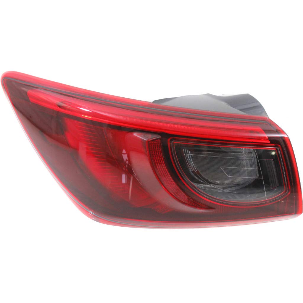 2016-2018 Mazda CX-3 LED Tail Light Assembly - Driver Side Outer (DB4J-51-160B) - CAPA Certified Replacement for MA2804124 | Perfect for Night Driving & Enhanced Safety