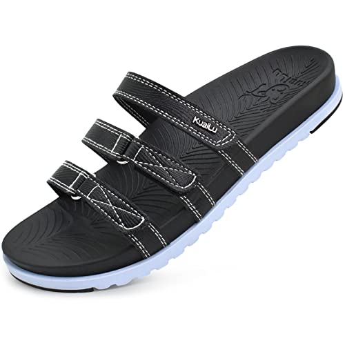 **Women's Orthotic Slides for Plantar Fasciitis – Arch Support Slip-On Sandals with Soft Cushion & Adjustable Straps – Lightweight & Comfortable for Walking, Travel & Home Use**