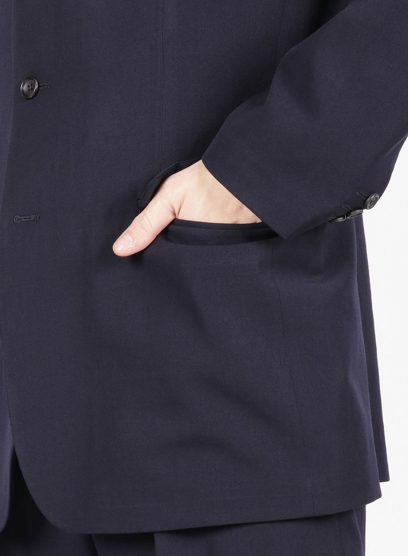 Premium Men's Gabardine Suit Jacket - 3 Button Single Breasted Formal Blazer for Business, Weddings & Special Occasions
