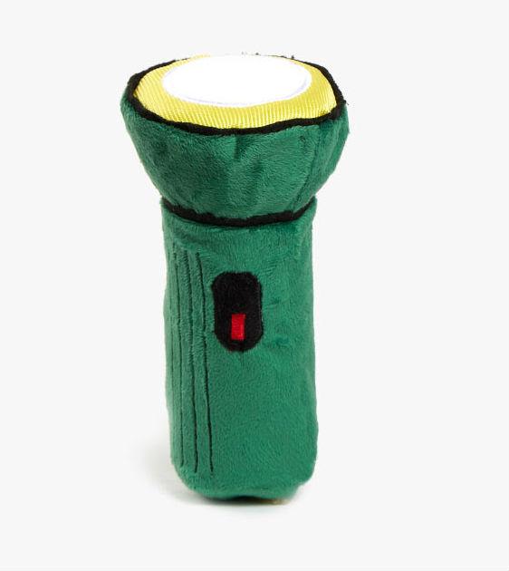 **$18 ONLY: BarkShop Campsite Flashlight Dog Plush Toy – Durable & Cute Interactive Pet Toy for Dogs – Perfect for Camping, Travel & Indoor Play**