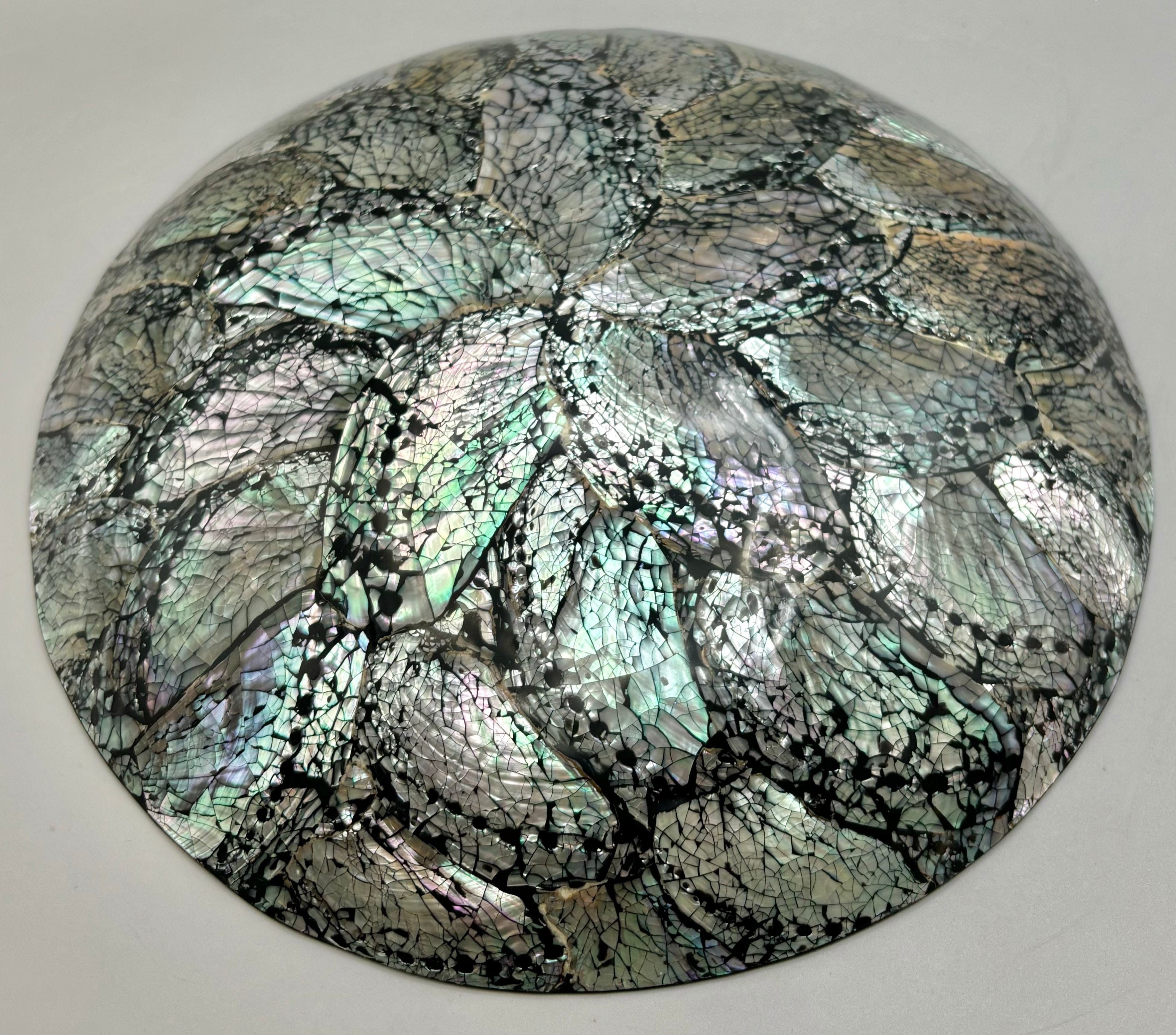 Premium Australian Abalone Shell Plate - Large Natural Seashell Serving Dish for Sushi, Seafood, Appetizers & Home Decor