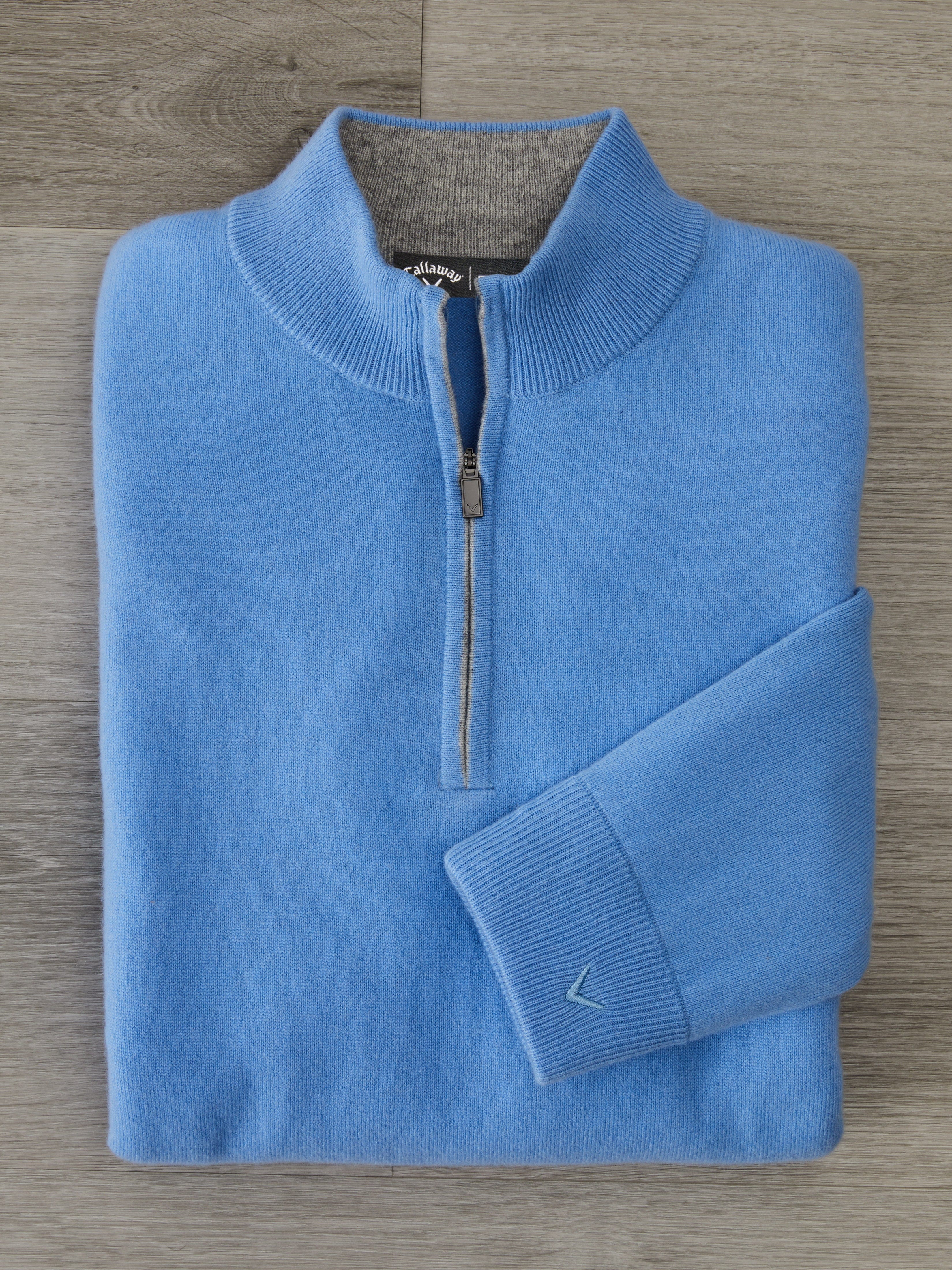 Premium Men's Cashmere 1/4 Zip Golf Sweater - Soft & Warm Pullover for Golf, Office & Casual Wear - Winter & Fall Layering Essential