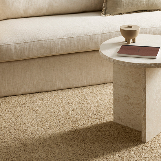 Baya Dorset Floor Rug - Soft Plush Biscuit Color 250cm x 350cm - Perfect for Living Room, Bedroom & Home Decor