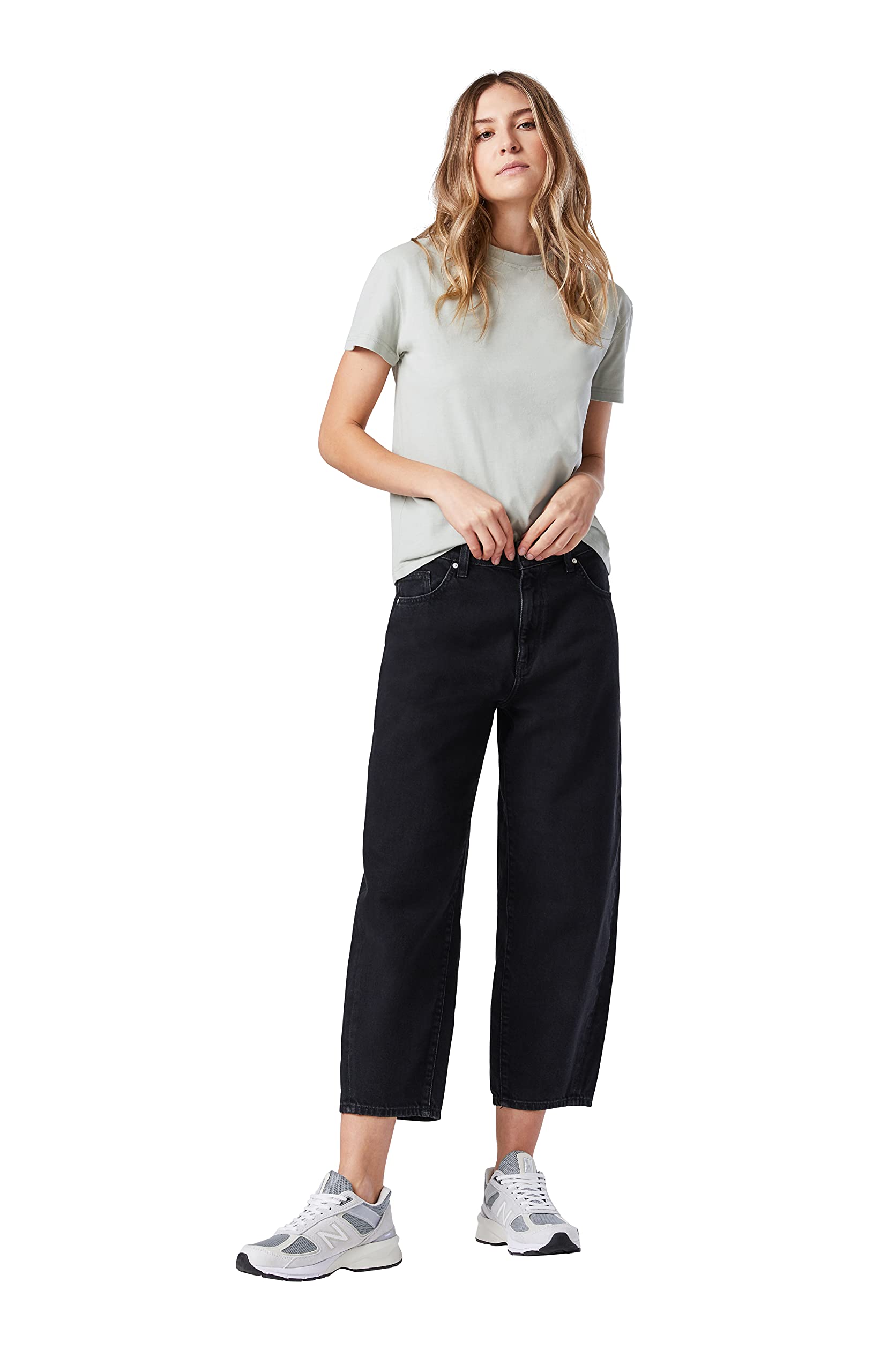 Mavi Women's Luna High Rise Balloon Jeans - Stretch Denim Pants for Casual Wear & Street Style | Perfect for Everyday Outfits, Date Nights & Weekend Looks