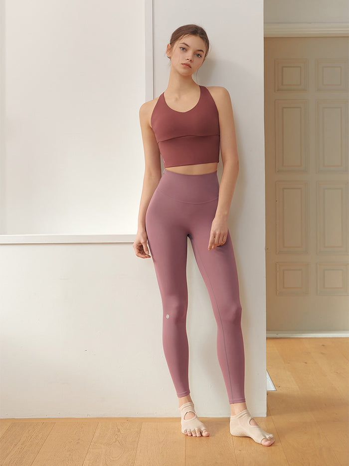 Black Label 330N High-Waisted Yoga Leggings for Women - Tummy Control Workout Pants for Running, Gym & Lounge