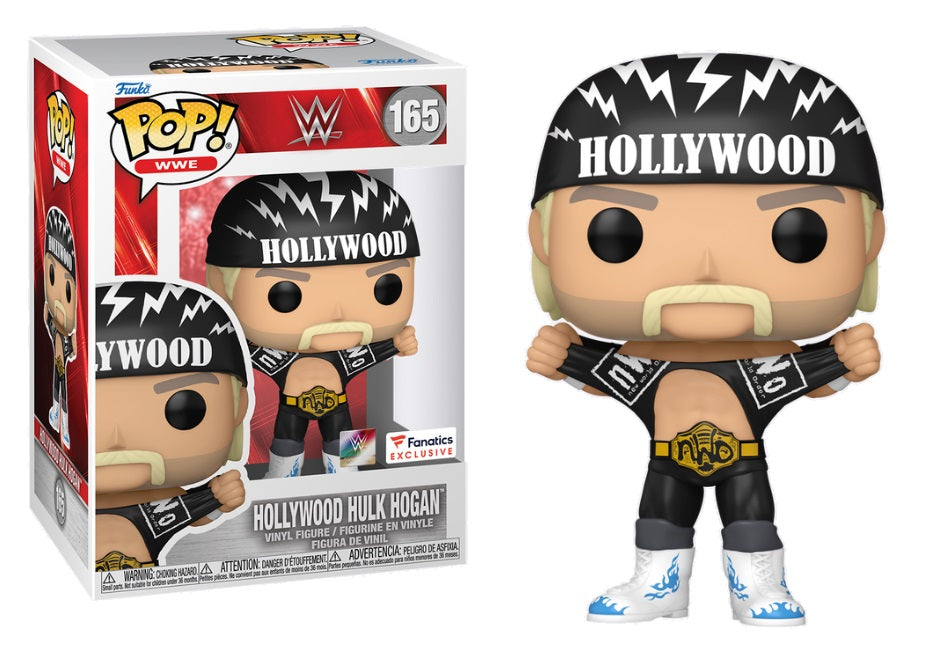 WWE Hollywood Hulk Hogan Exclusive Pop Vinyl Figure - Limited Edition Collectible for Wrestling Fans - Perfect for Display, Gifts, and WWE Memorabilia Collections