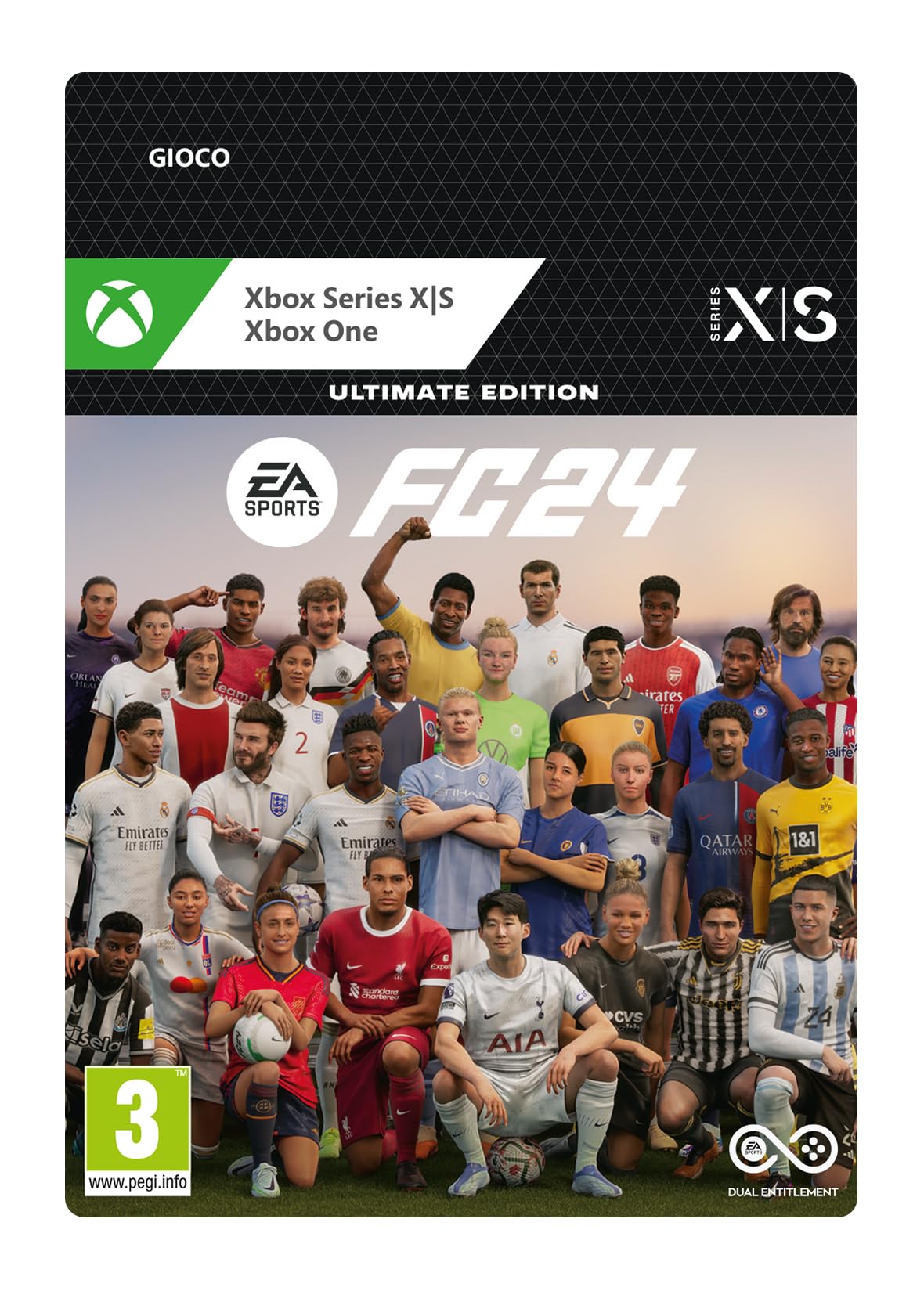 EA SPORTS FC 24 Ultimate Edition - Digital Download Code for Xbox One & Xbox Series X|S - Play Anytime, Anywhere with Next-Gen Football Action