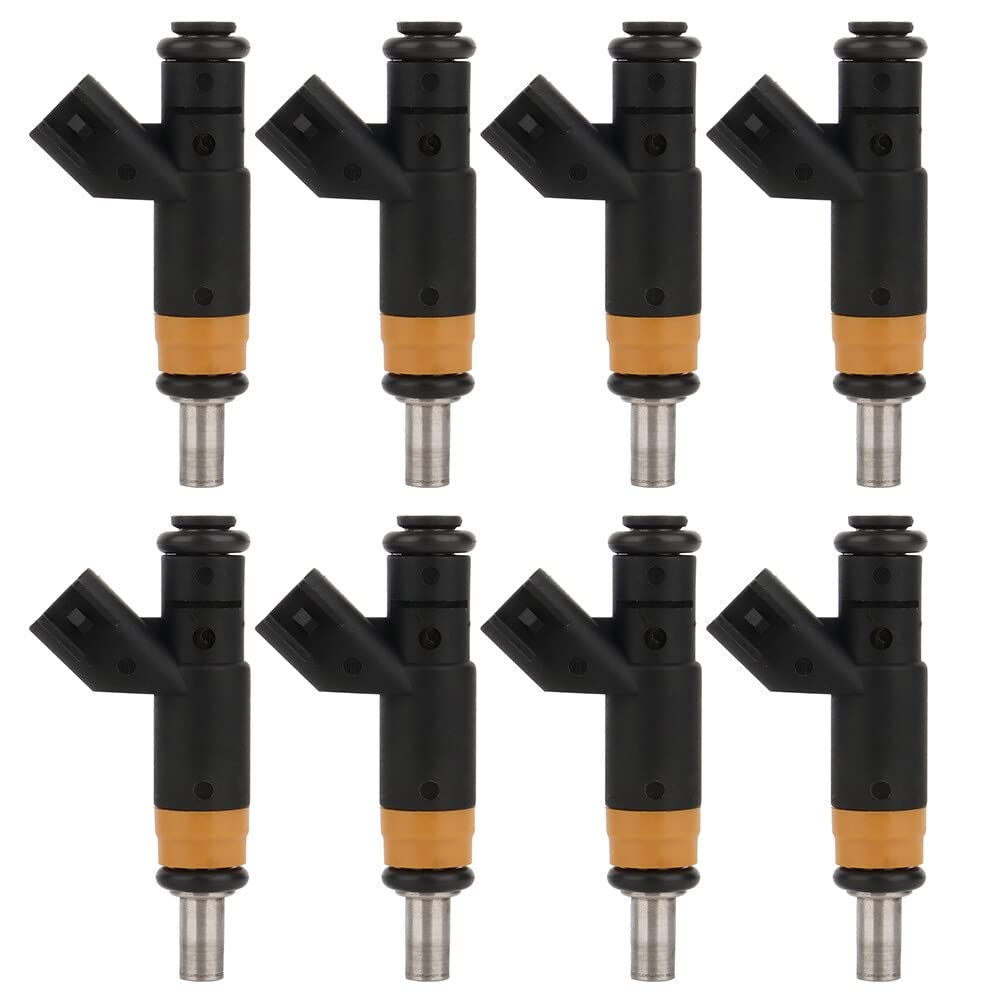 Aintier 8-Piece Gasoline Fuel Injector Set 05037479AA - Compatible with 5.7L Chrysler 300 (2011-2013), Dodge Challenger/Charger (2011-2013), Jeep Grand Cherokee & Ram 1500 (2011-2013) - Perfect for Engine Performance Upgrade & Fuel Efficiency Improvement