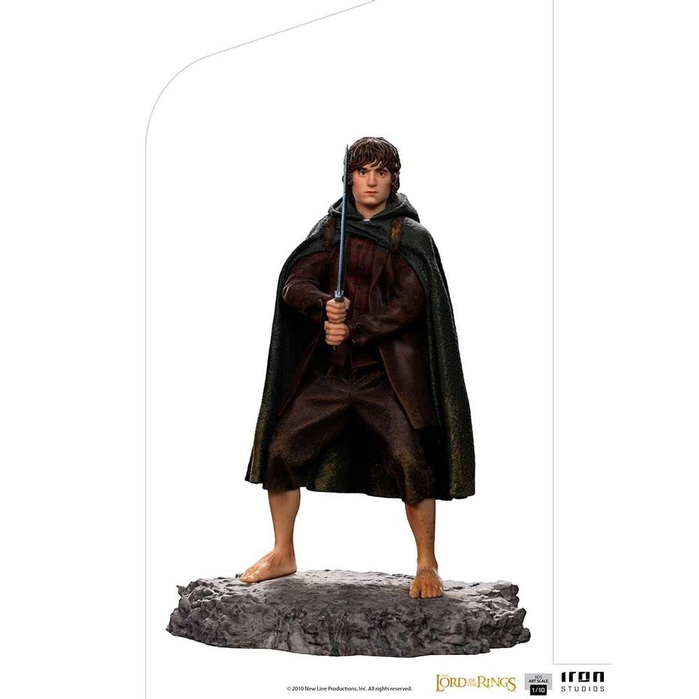 Iron Studios 1:10 Scale Frodo Baggins Statue - The Lord of The Rings BDS Art Collectible - Perfect for Home Decor, Office Display, and Movie Memorabilia Collections