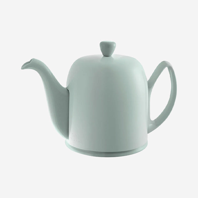 Guy Degrenne Salam Monochrome Tea Pot - Elegant Ceramic Teapot for Loose Leaf & Herbal Tea - Perfect for Afternoon Tea, Gifts & Home Decor