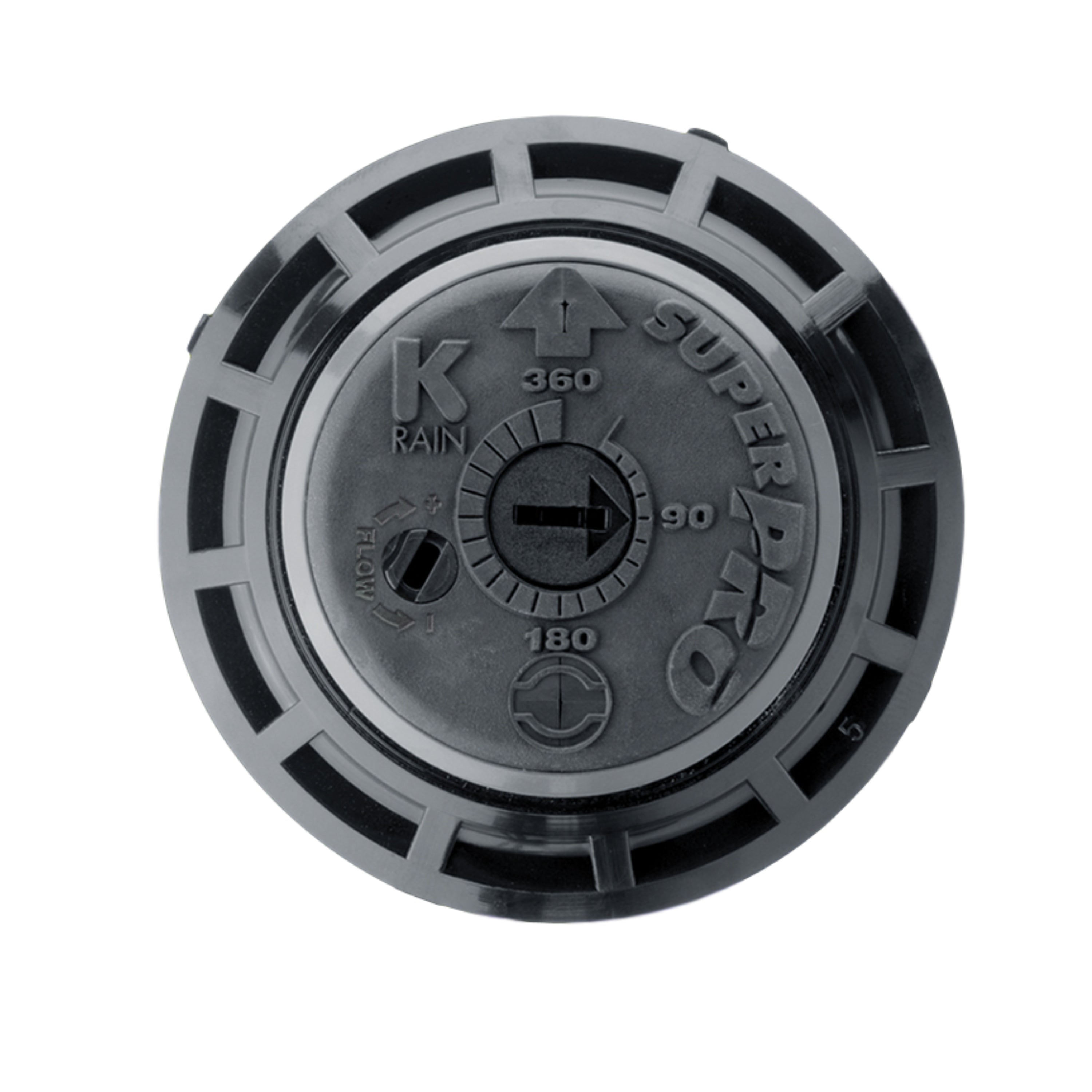 K Rain 10003 SuperPRO 5 Adjustable Arc Rotor with Flow Shut Off, 3/4