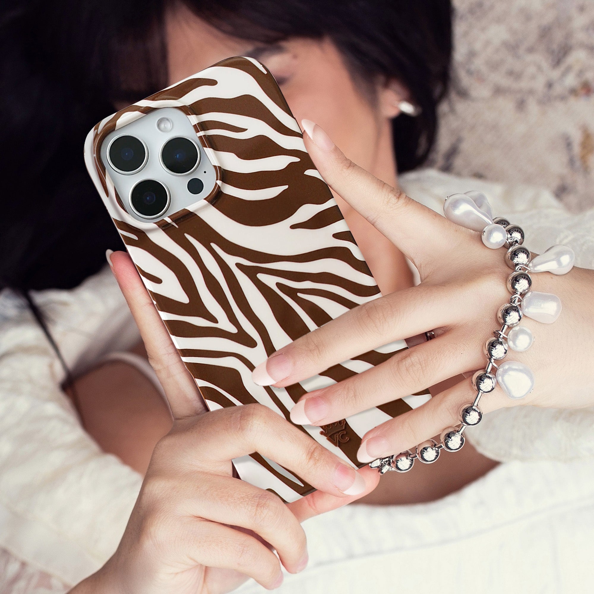Coco Zebra Pattern iPhone Case - Stylish & Durable Protective Cover for iPhone 13/14/15 - Perfect for Everyday Use, Travel & Fashion Accessories