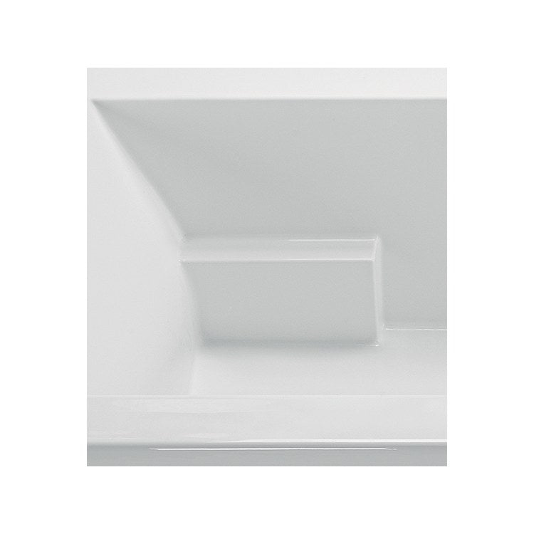 Elite Ultra Whirlpool 60 x 42 Inch Undermount Acrylic Air Tub Andrea 12 - 116 Gallon Rectangular Bathtub with Biscuit Edge (21.25 Inch Depth) for Luxury Spa Bathroom & Relaxing Hydrotherapy at Home