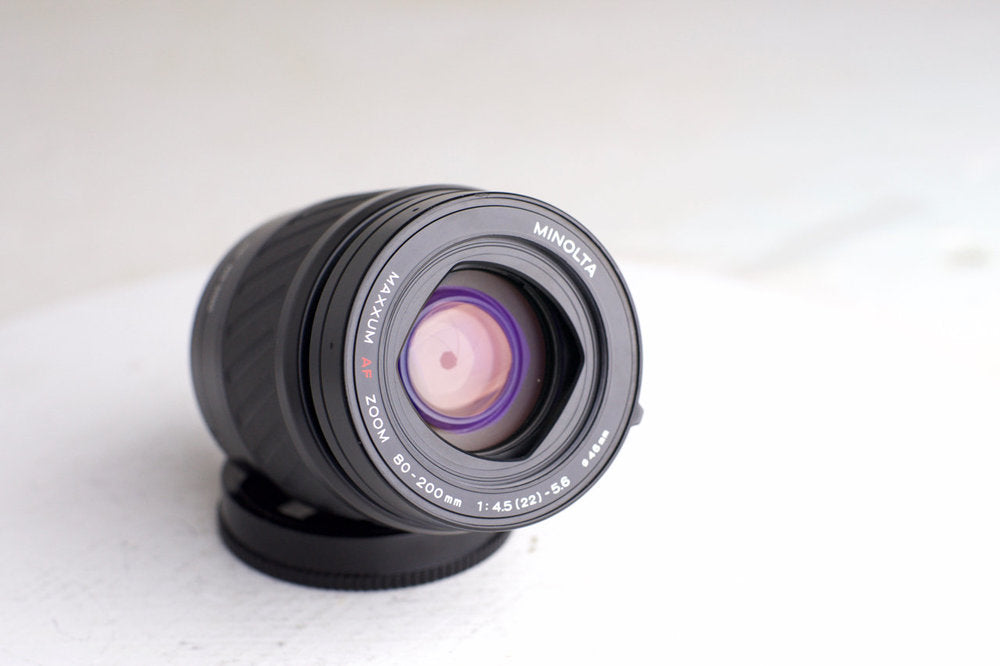 Minolta Maxxum 80-200mm f/4.5-5.6 AF Zoom Lens for Sony A-Mount DSLR Cameras - Used in Very Good Condition - Perfect for Portrait, Wildlife & Sports Photography