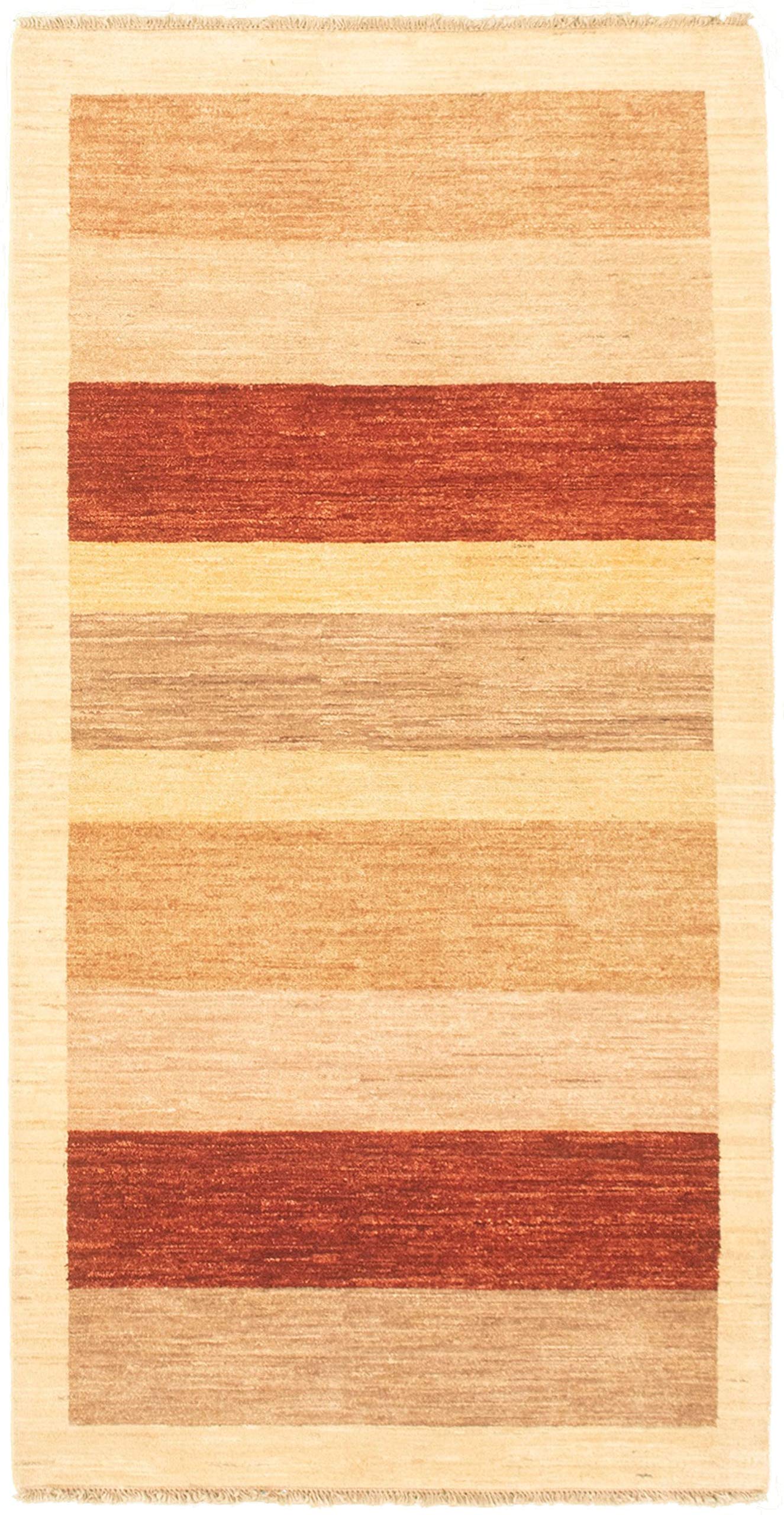 Hand-Knotted Wool Area Rug 3'3