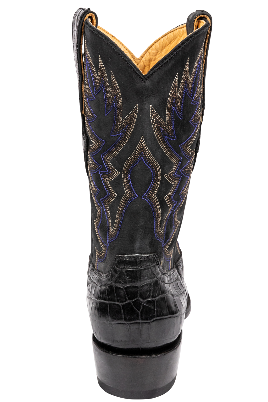 Old Gringo Richmond Nile Crocodile Cowboy Boots for Men & Women - Genuine Leather Western Boots in Black - Perfect for Rodeo, Country Dancing & Western Fashion