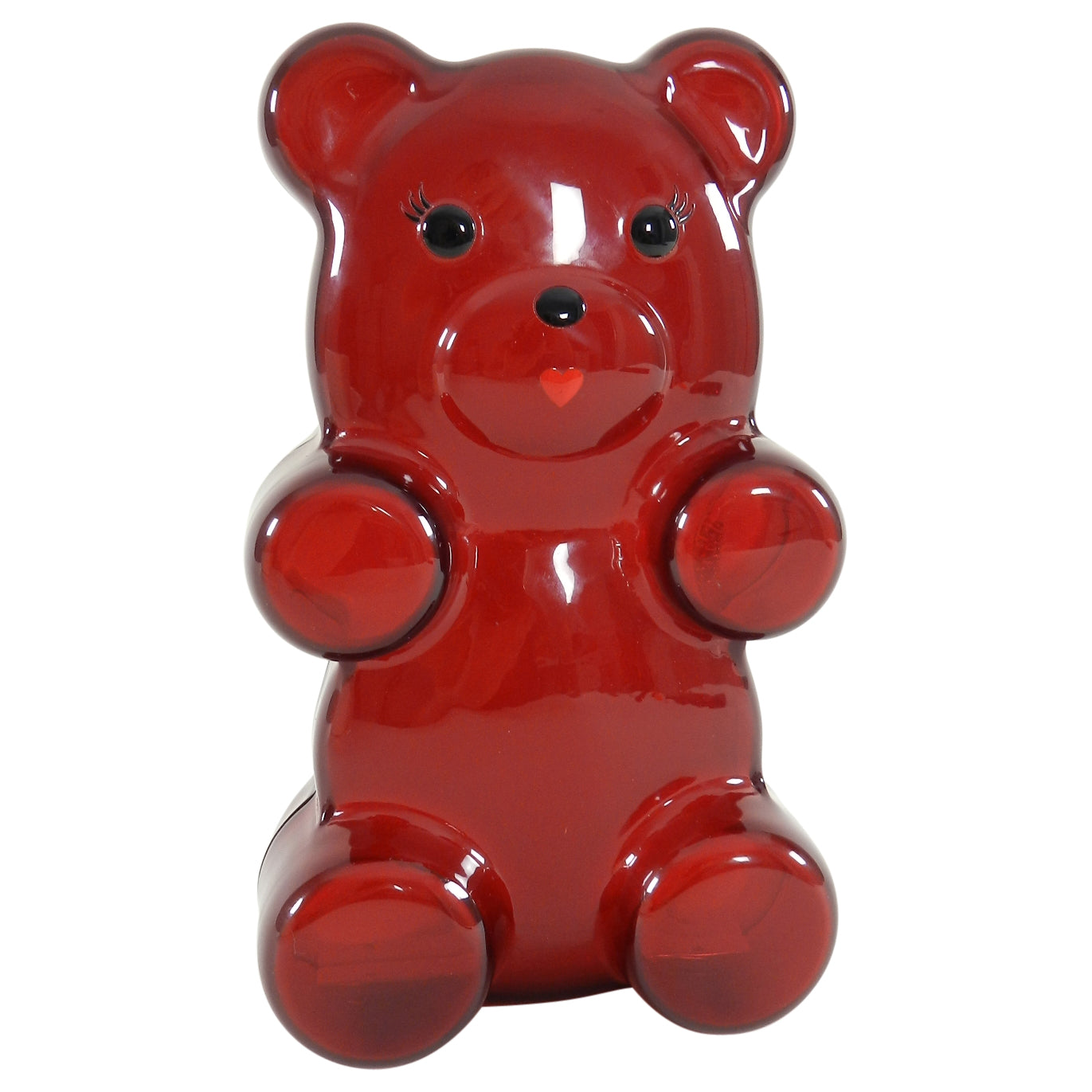 Charlotte Olympia Red Gummi Bear Acrylic Clutch Bag - Stylish Transparent Evening Clutch for Women, Perfect for Parties, Weddings & Special Events