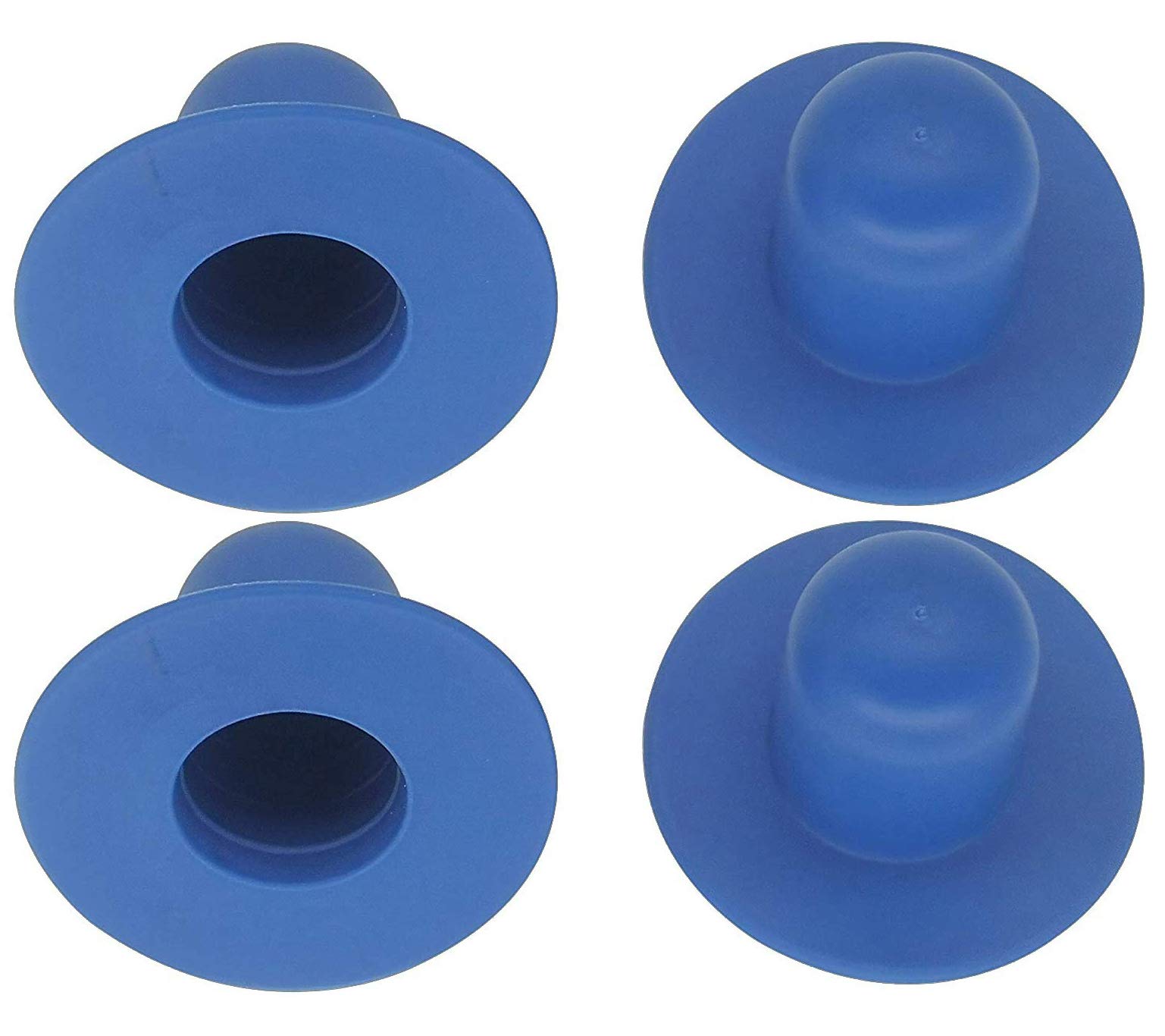 INTEX 4-Pack Replacement Ground Swimming Pool Filter Pump Strainer Hole Plug Stoppers - Durable Pool Accessories for Above Ground Pools, Maintenance & Leak Prevention