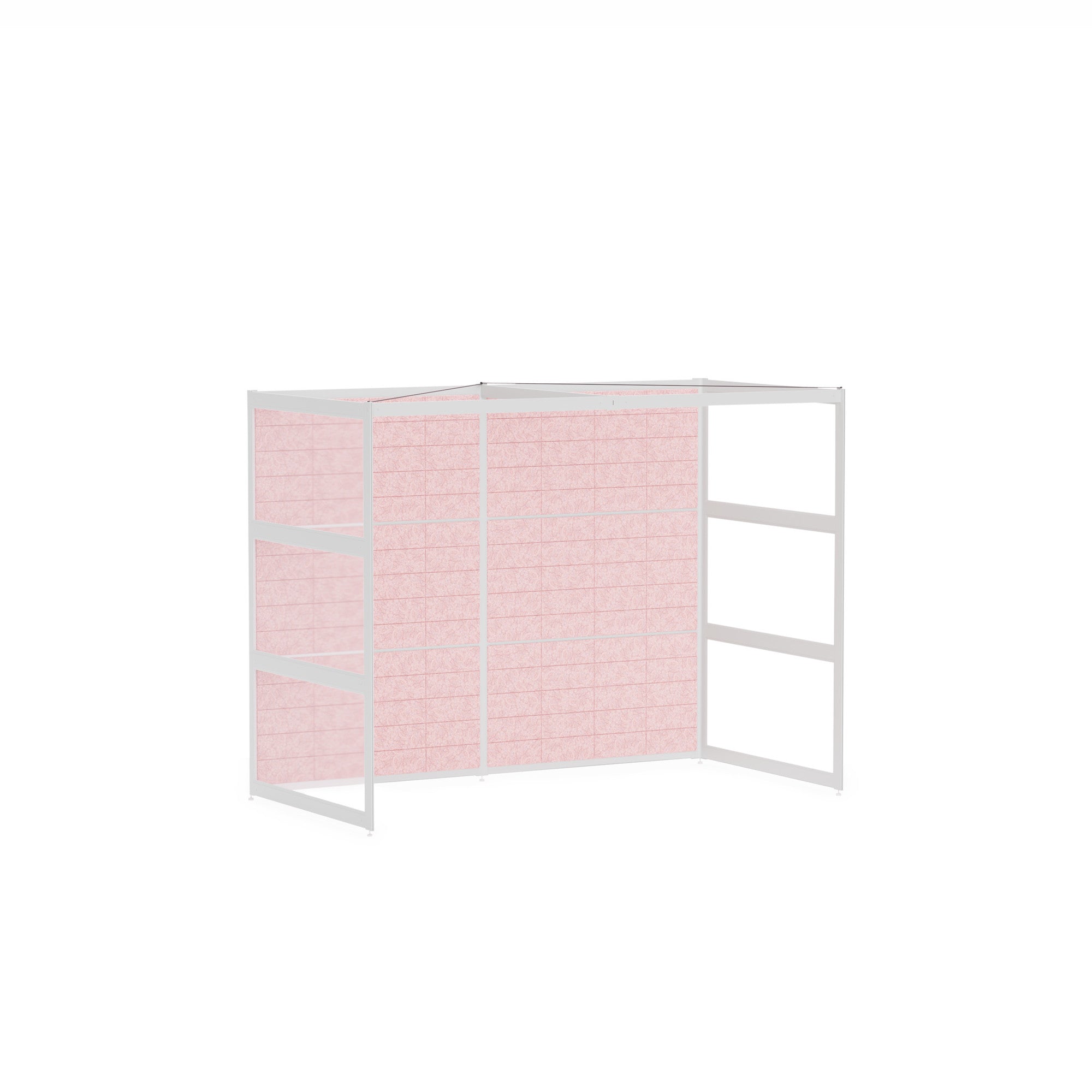 PoppinSpaces Recess Space 108502 - Stylish and Functional Office Storage Solution for Home & Workspace Organization