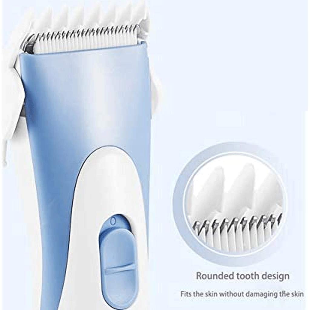 FLaig Rechargeable Electric Baby Hair Clipper - Ultra Quiet Kids & Pet Hair Trimmer with Washable Blade - Green | Perfect for Newborns, Toddlers & Small Pets at Home