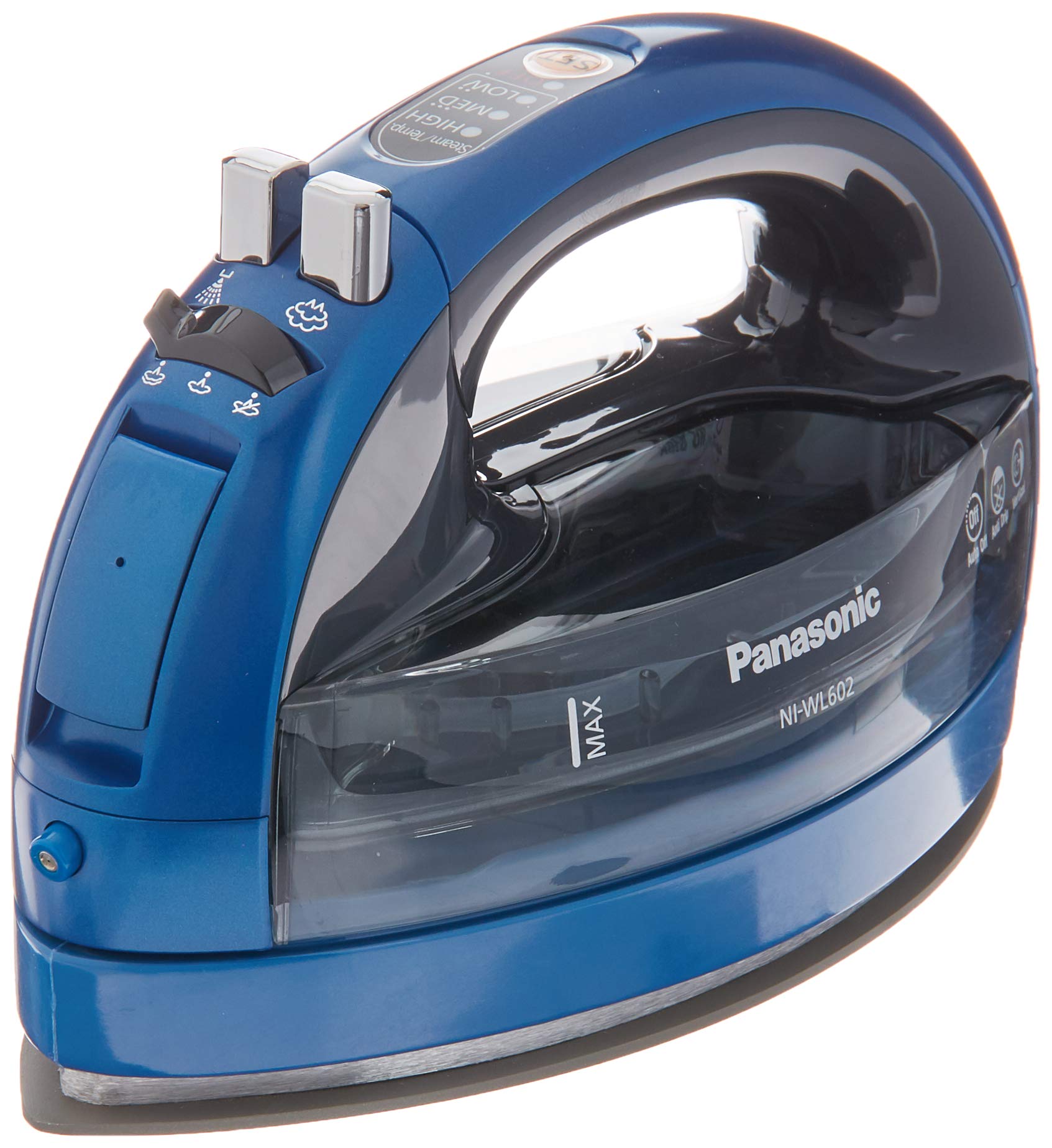 Panasonic 360 Ceramic Cordless Freestyle Iron - Lightweight Cordless Travel Iron for Wrinkles, Steam & Vertical Use - Perfect for Home, Office & Travel Garment Care