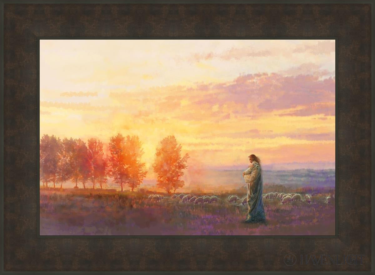 Eventide By Yongsung Kim - Premium Christian Wall Art for Home & Church Decor | Inspirational Bible Verse Canvas Painting | Perfect for Living Room, Bedroom & Worship Spaces