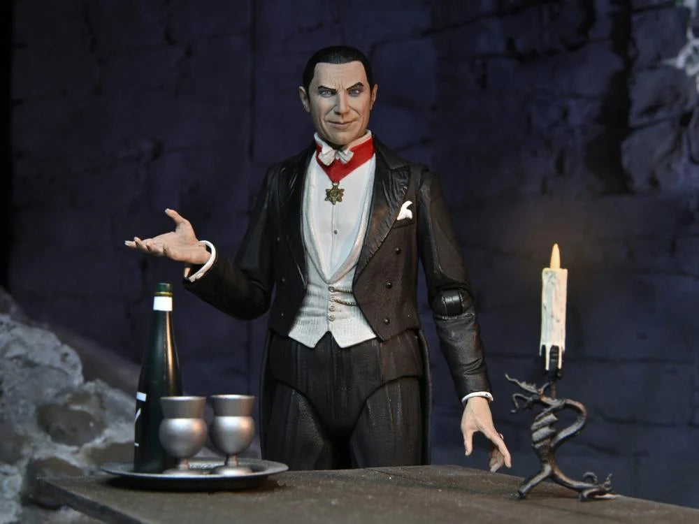 Universal Monsters Ultimate Dracula (Transylvania) Action Figure - Collectible Horror Movie Character for Halloween Decor & Display