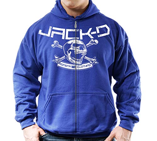 Royal Blue Hoodie W/ Wt Art