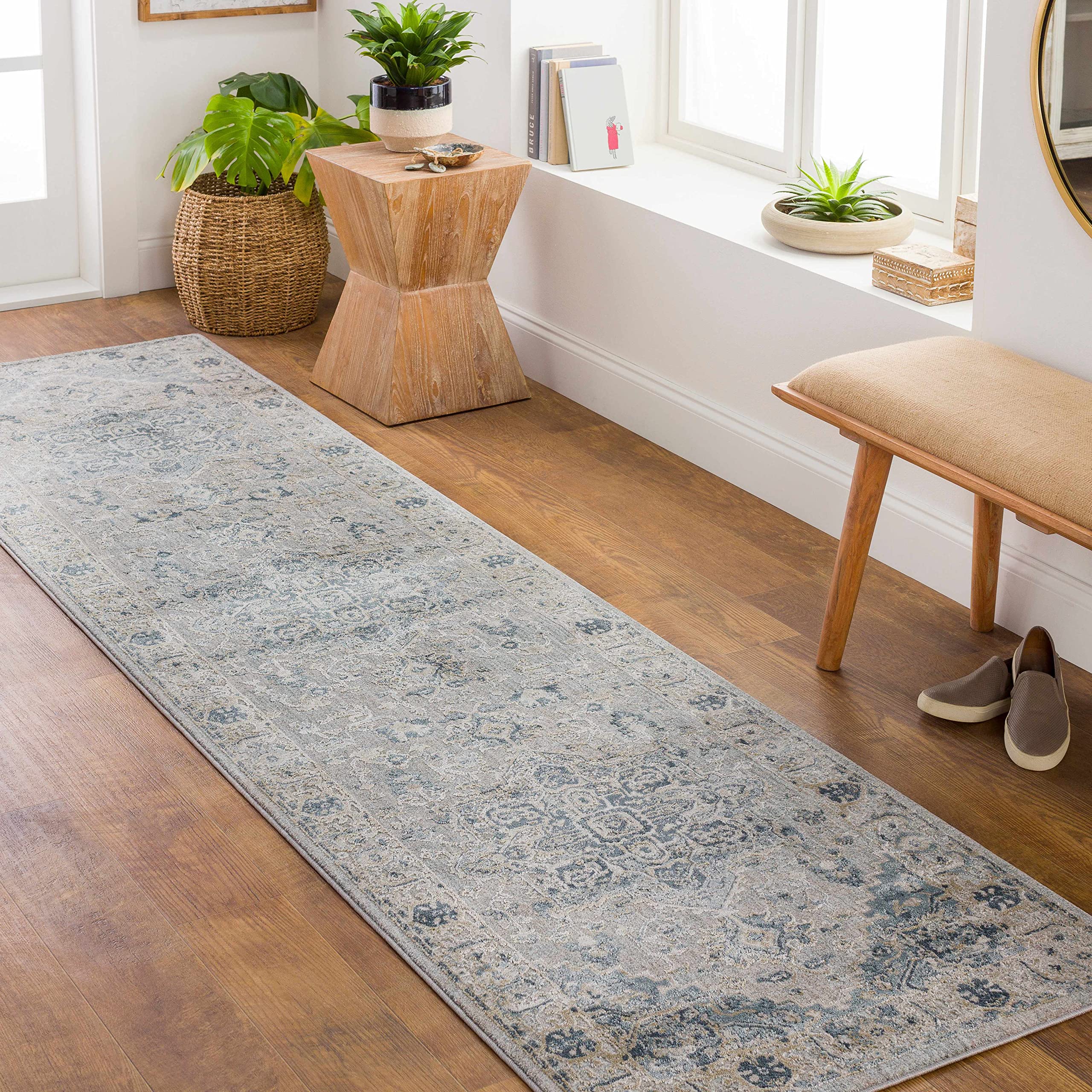 Hauteloom Whangamata Modern Area Rug - Green & Gray - 7'10