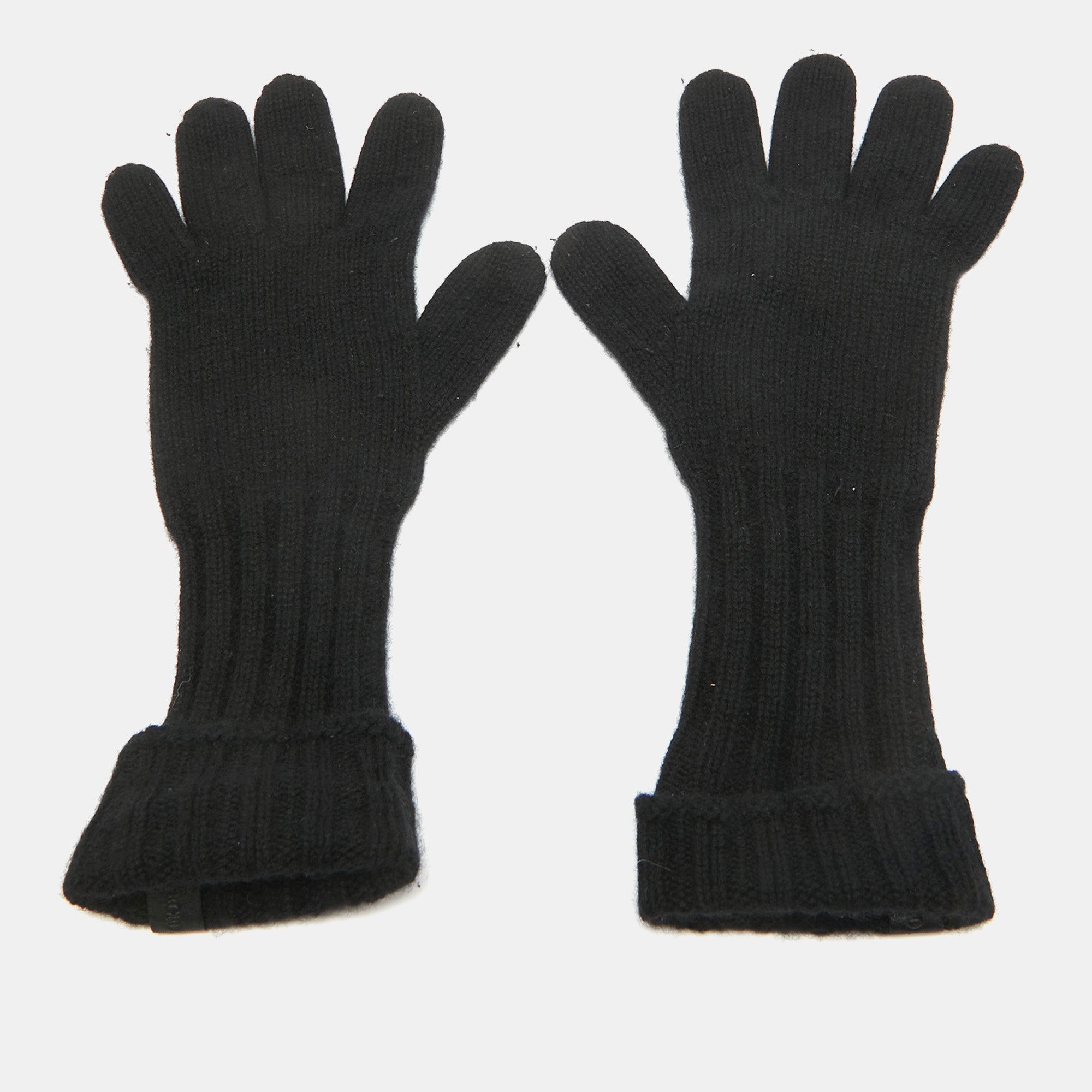 Luxury Black Cashmere Knit Gloves for Women & Men - Soft Winter Gloves for Cold Weather - Perfect for Outdoor Activities, Driving, and Daily Use