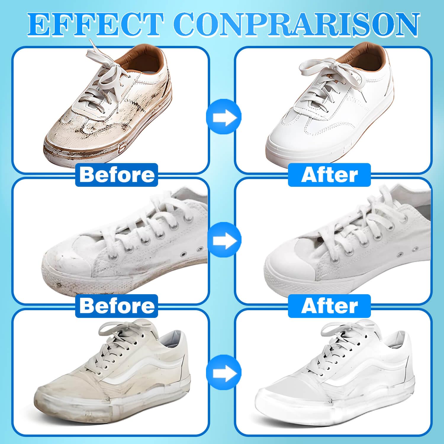 Premium Shoe Cleaner Kit - 6.76 Oz White Sneaker Cleaning Set with Brush, Towel & Sponge | Effective for Tennis, Canvas, Leather & PU Shoes | Perfect for Sneakerheads, Athletes & Daily Shoe Care