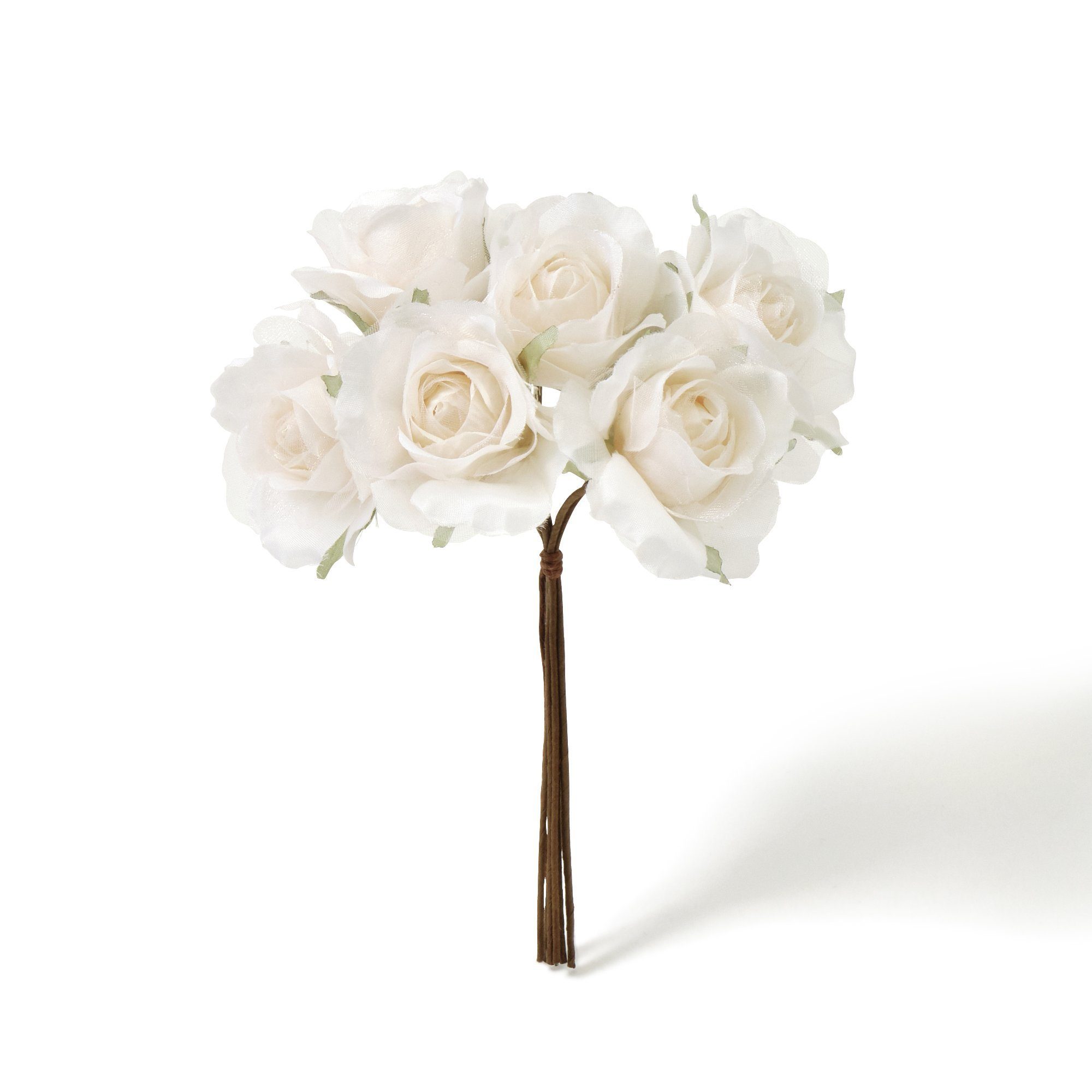 Elegant Airy Rose Bouquet in Small Ivory - Perfect for Weddings, Home Decor & Romantic Gifts