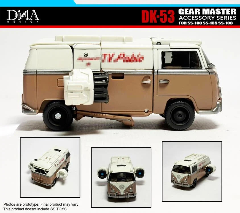 DNA Design DK 53 Upgrade Kit for Transformers Studio Series SS 108, SS 100, SS 105 – Enhance Your Collectible Figures for Display & Customization
