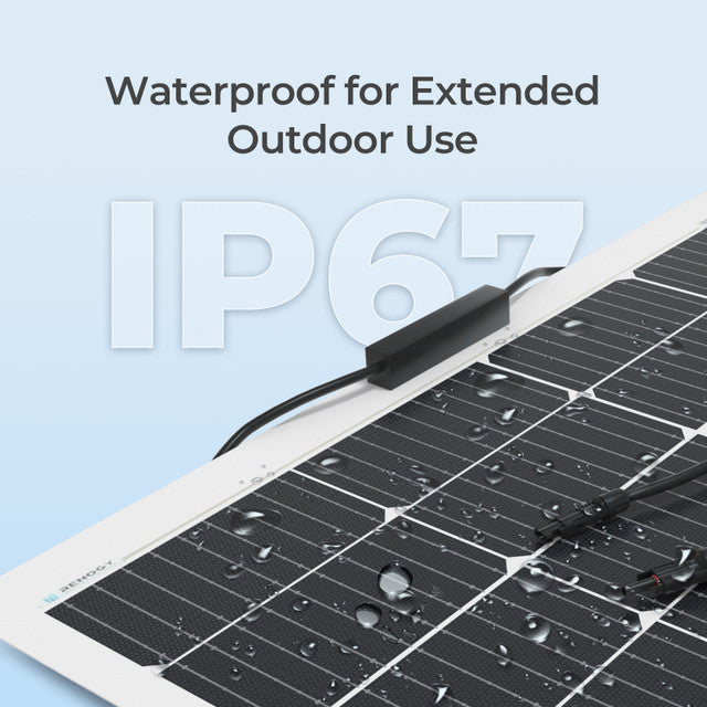 Renogy 200W 12V Flexible Monocrystalline Solar Panel - Lightweight & Durable for RV, Boat, Marine, Off-Grid Power & Camping