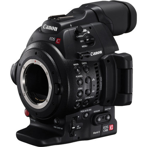 Canon EOS C100 Mark II Professional Cinema Camera with Dual Pixel AF & Atomos Ninja 2 Recorder Kit - Perfect for Filmmaking, Documentary and Broadcast Production