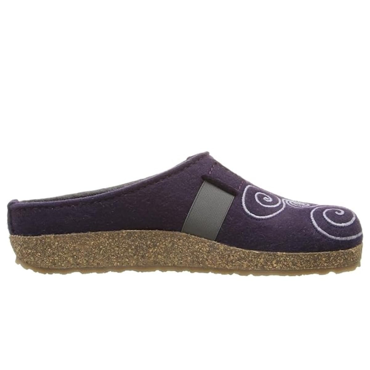 Haflinger Women's Gz Magic New Grey Flat - Comfortable Wool Slippers for Home, Indoor & Outdoor Use - Perfect for Relaxation, Lounging & Light Walking