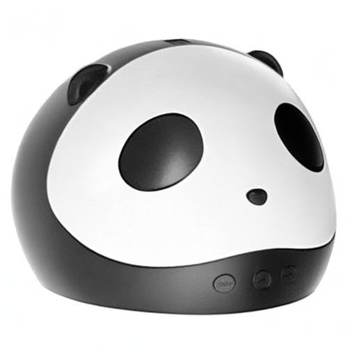 DEWIN 24W UV LED Nail Lamp Kit - Professional Manicure Dryer with Panda Design, USB Powered for Home & Salon Use | Perfect for Gel Polish Curing & Nail Art Drying