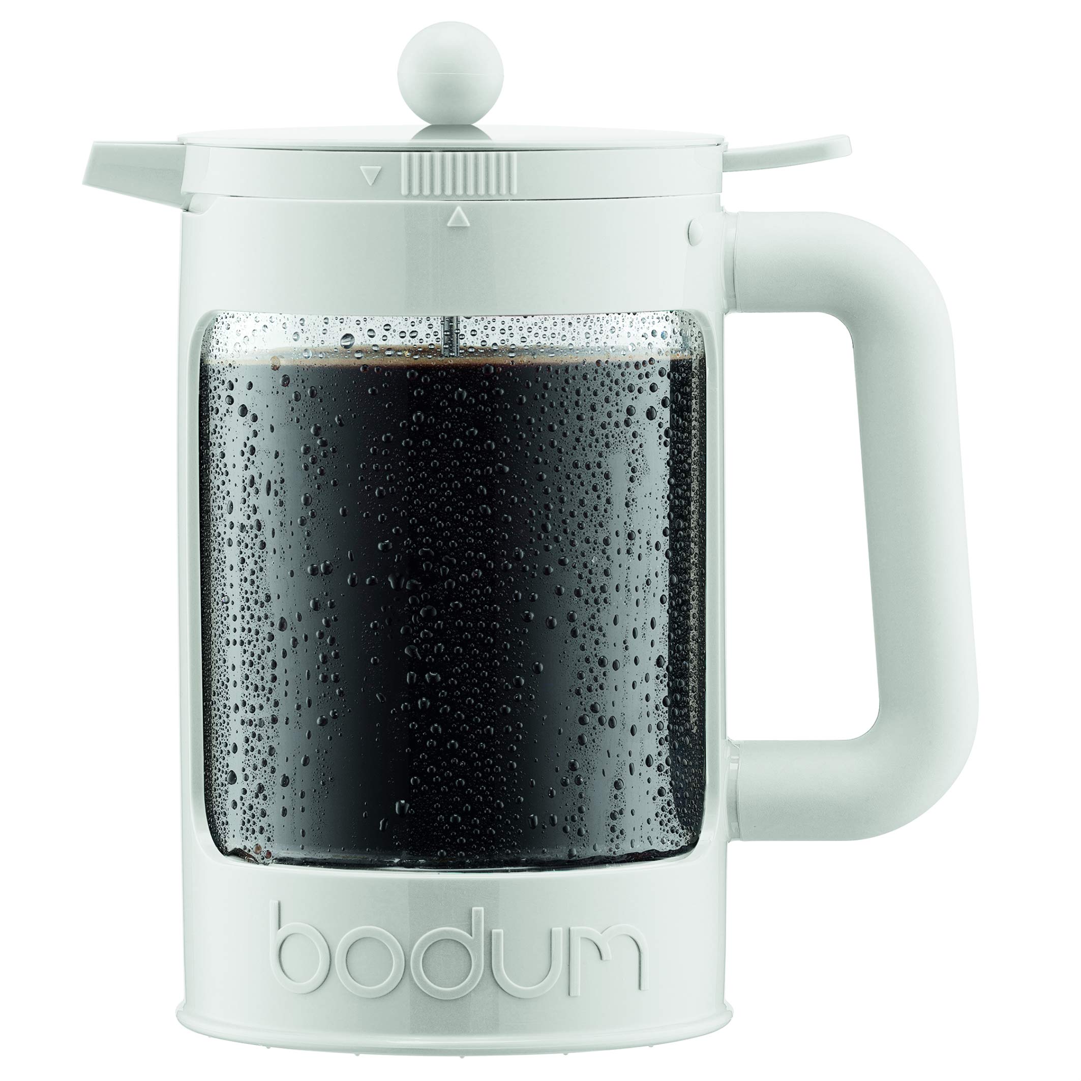 Bodum Bean Cold Brew Coffee Maker - 51 Oz, Bright White - Perfect for Iced Coffee, Home Brewing & Office Use